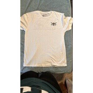 Threadless Men’s Medium Cowboy On Horse White /Black/Brown New With Out Tags #43
